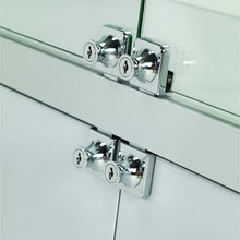 Vista Silver Display Cabinet Tall Extra Wide (with storage) - Display Cabinets Direct