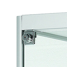Vista Silver Display Cabinet Tall Narrow - Display Cabinets Direct