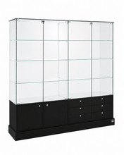 142cm School Trophy Cabinet With Cupboard No Top Lights (1.42m Wide x 1.8m High) - Glass Cabinets and Custom Showcases
