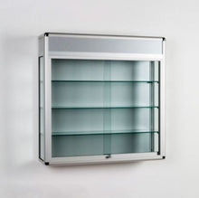 Aluminium Wall Mounted Cabinet - Display Cabinets Direct