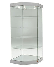 Premier 191 Corner Display Case With Top Lights - Display Cabinets Direct