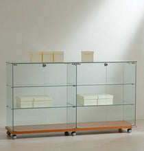 Premier Lite 16.90 Double Wide Glass Display Counter - Display Cabinets Direct