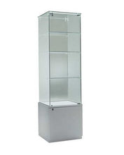 Premier 170 Slim Glass Display Case Without Top Lights - Display Cabinets Direct