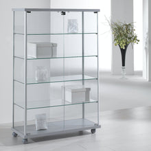 Fusion 93.14 Mid Height Display Cabinet - Display Cabinets Direct