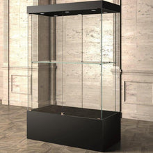 Bravura MU120 Museum Display Showcase - 120x200x60cm, Tempered Glass, LED Lighting, Custom Options - Display Cabinets Direct