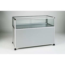 Britannia UB008 One Third Display Aluminium Framed Counter - 1.25m wide - Display Cabinets Direct