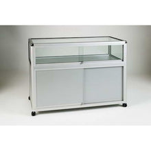 Britannia UB008 One Third Display Aluminium Framed Counter - 1.25m wide - Display Cabinets Direct