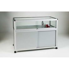 Britannia UB007 One Third Display Aluminium Framed Counter - 1m wide - Display Cabinets Direct