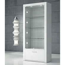 Opus Q80 Display Showcase with Storage - Display Cabinets Direct