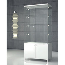 Opus Q85M Display Showcase with Storage - Display Cabinets Direct
