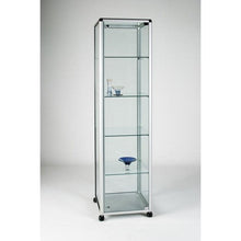 Britannia UB010 Aluminium Framed Tower Showcase - Display Cabinets Direct