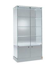 Premier 120 Display Showcase with Storage Cupboards Without Top Lights - Display Cabinets Direct