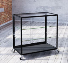 London PB01 Glass Display Showcase - Display Cabinets Direct
