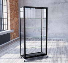 London PB13 Wide Glass Display Showcase - Display Cabinets Direct