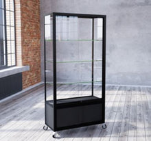 London PB26 Wide Glass Display Showcase - Display Cabinets Direct