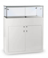 Virtuoso Glass Display Plinth 1300 wide - Display Cabinets Direct